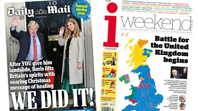 Daily Mail and The i newspaper