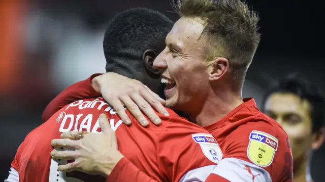 Barnsley celebrate