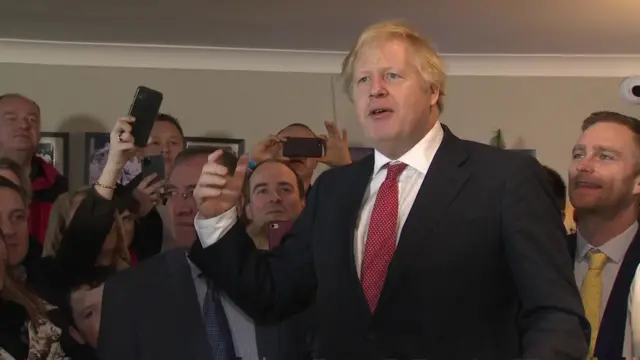 Boris Johnson in Sedgefield