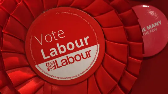 Labour rosette