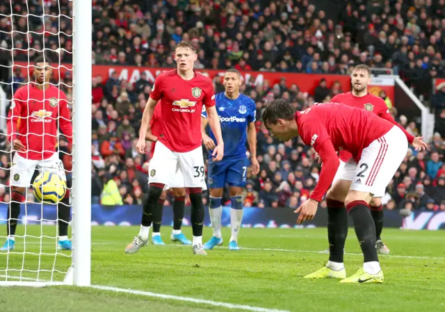 Victor Lindelof scores an own goal