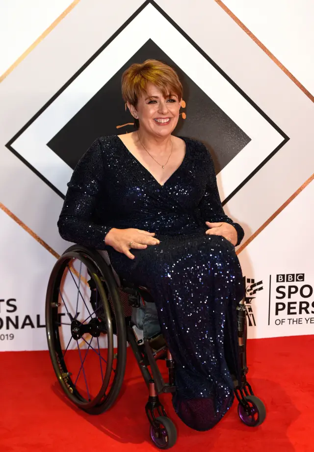 Tanni Grey Thompson arriving for the BBC Sports Personality of the year 2019 at The P^J Live, Aberdeen