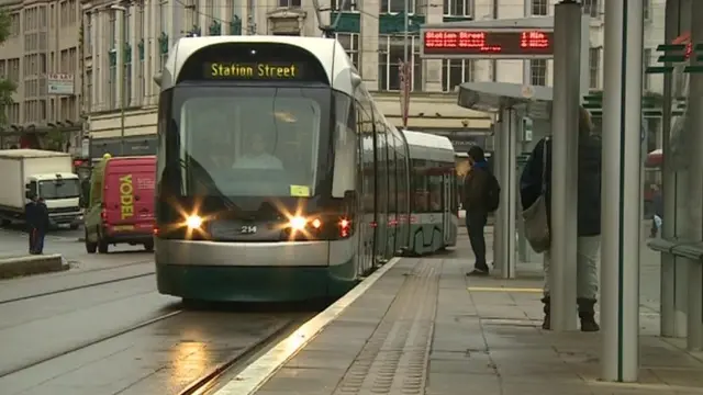 Nottingham tram