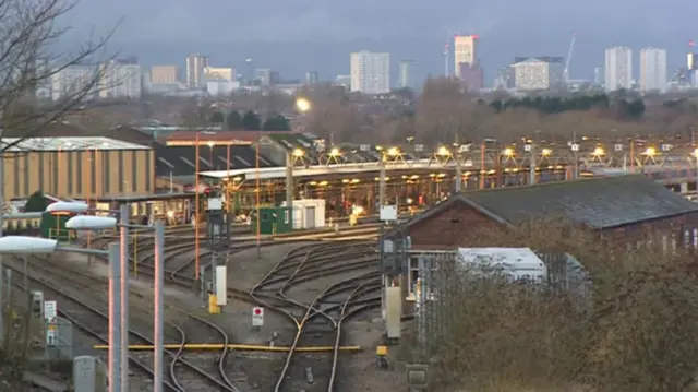 Tyseley train depot