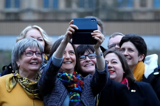 SNP MPs posed for a selfie