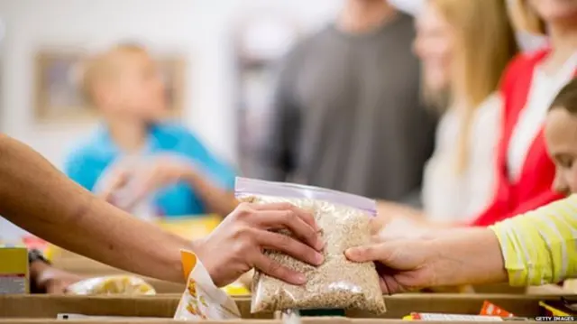 More hard up people are relying on food banks