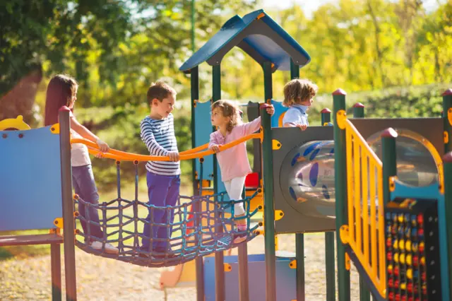 Playground stock image