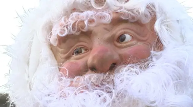 Father Christmas wonky eye