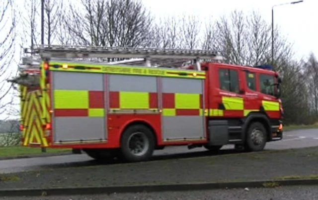 Derbyshire fire engine