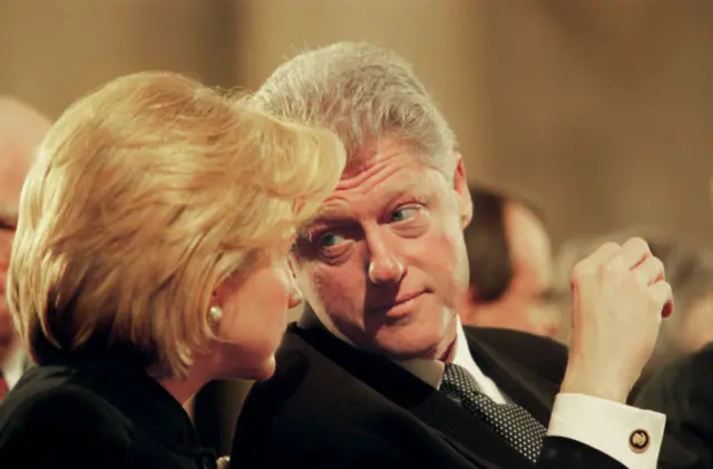 Bill Clinton and Hillary Clinton