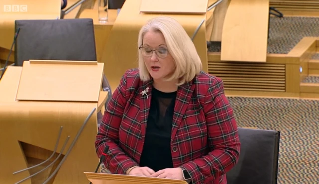 Equalities Minister Christina McKelvie