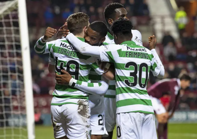 Celtic were 2-0 winners at Tynecastle