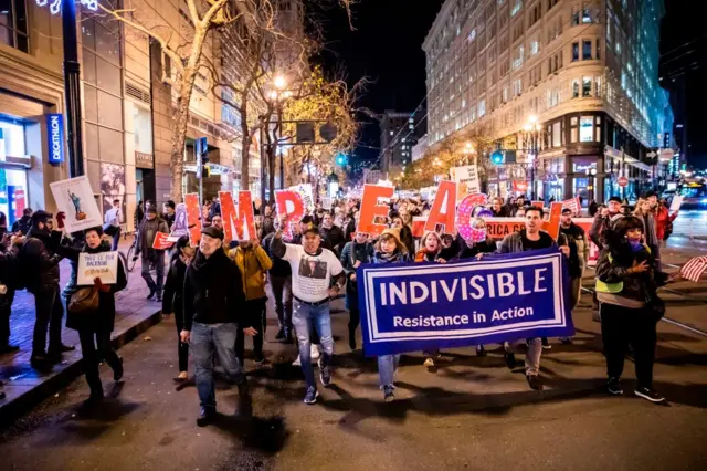 Impeachment rally in San Francisco