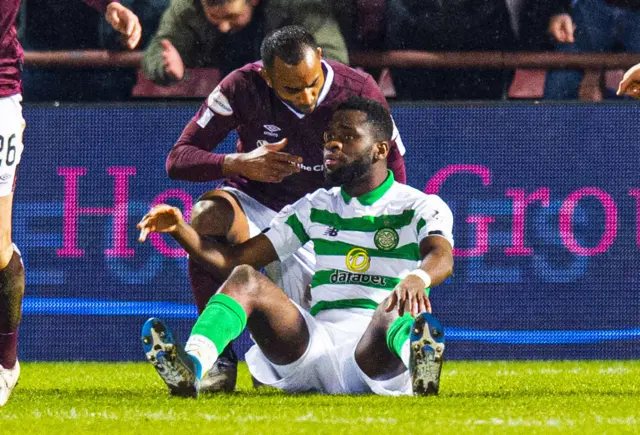 Odsonne Edouard has been a handful for Hearts this evening