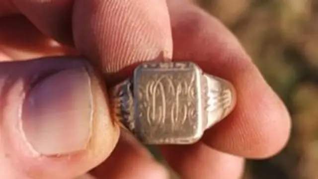 The ring when it was discovered