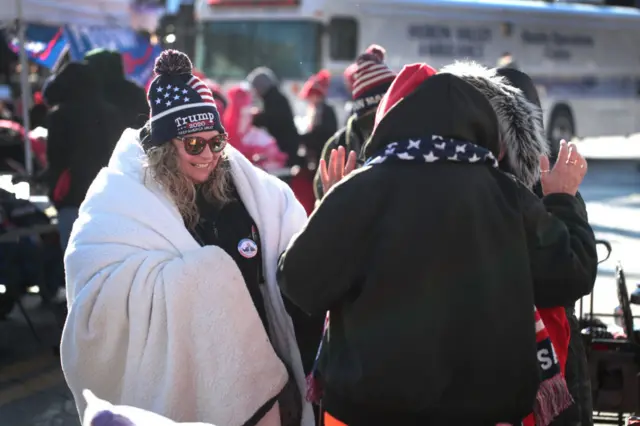 Trump supporters in Michigan