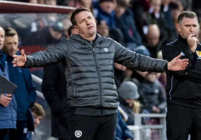 Hearts manager Daniel Stendel