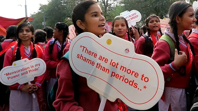 Campaigners for menstrual health