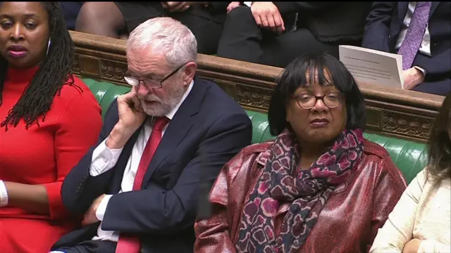 Labour leader Jeremy Corbyn and shadow home secretary Diane Abbott