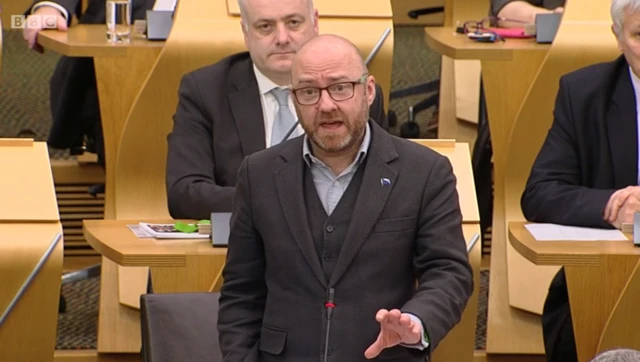 Scottish Green co-leader Patrick Harvie