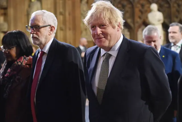 Jeremy Corbyn and Boris Johnson