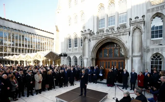 London Bridge vigil