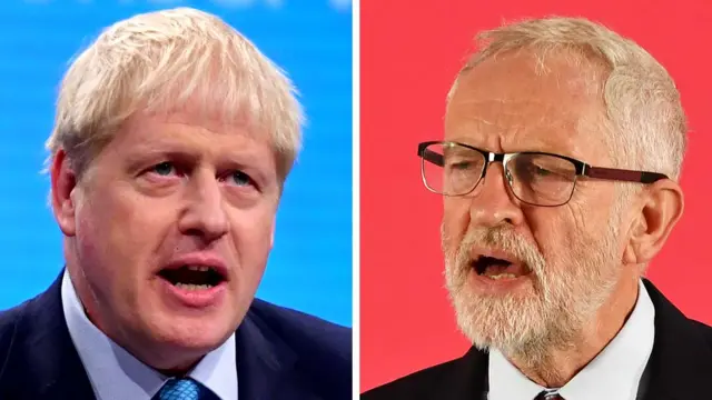 Boris Johnson and Jeremy Corbyn