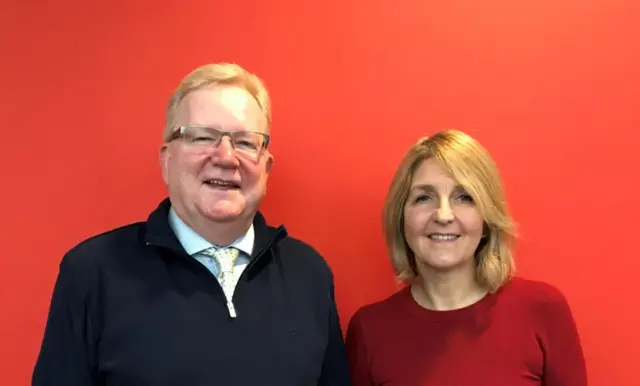 Jackson Carlaw and Kaye Adams