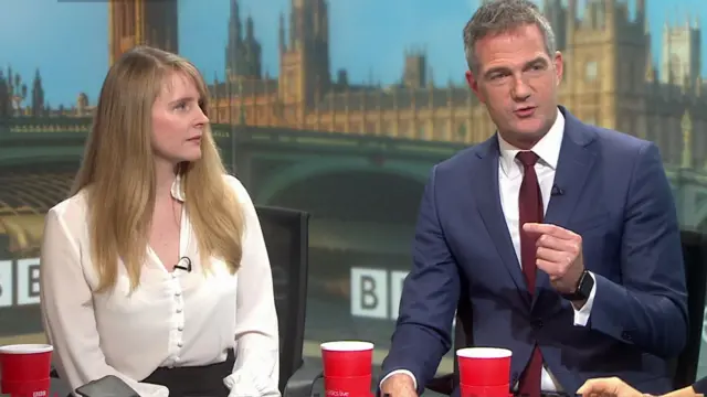 Brexit Party MEP Lucy Harris and Labour's Peter Kyle