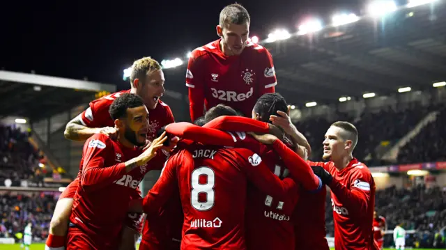 Rangers celebrate