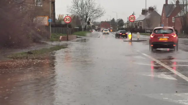 Flooding in Hathern