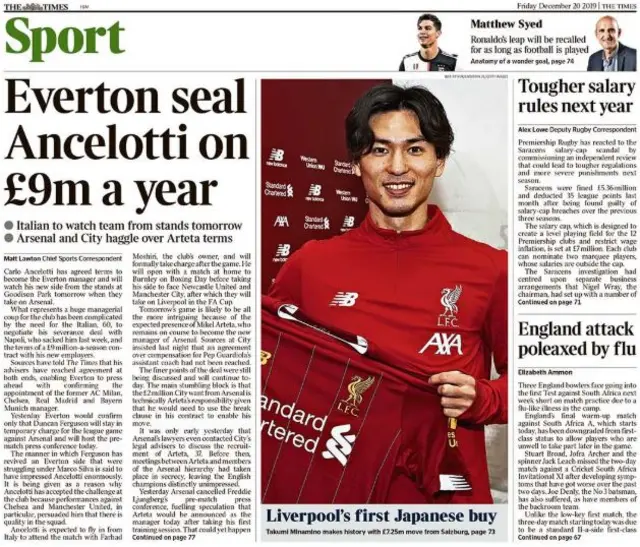 Times back page