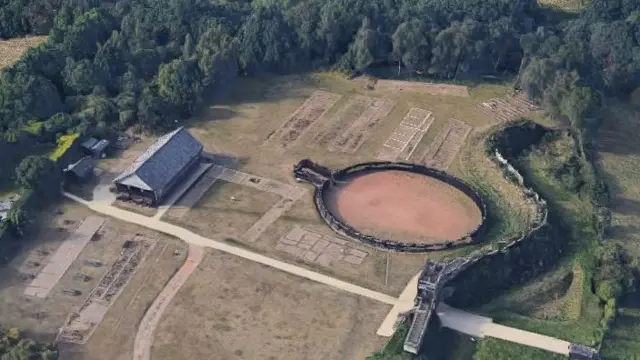 Ruins from the air