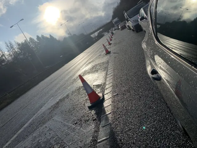 The M23 near Pease Pottage