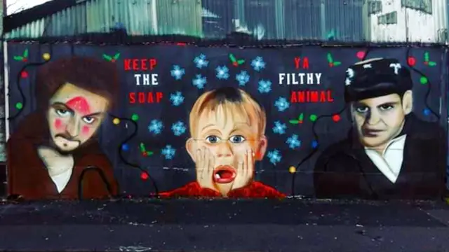 Home Alone mural