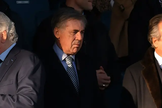 Everton manager Carlo Ancelotti