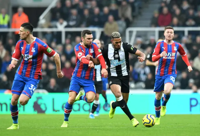 Newcastle v Crystal Palace