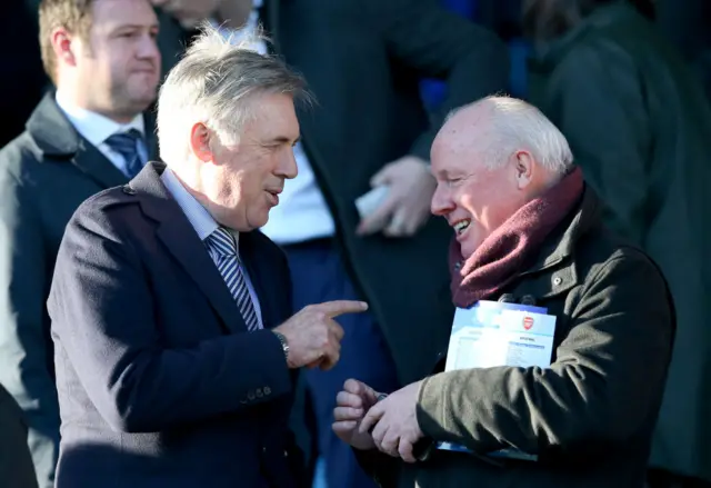 Everton manager Carlo Ancelotti