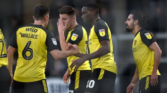 Burton celebrate