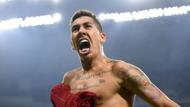 Liverpool forward Roberto Firmino