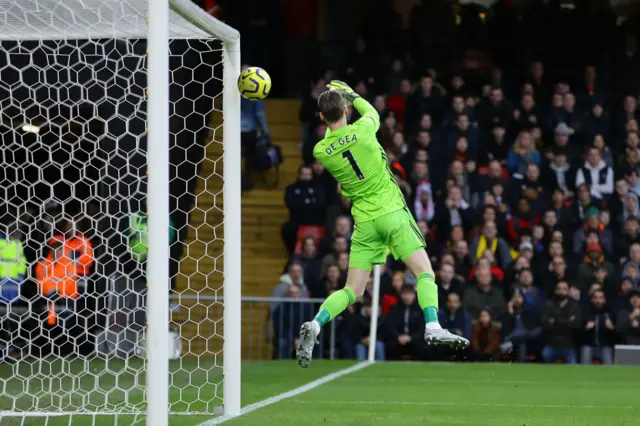 Manchester United goalkeeper David de Gea