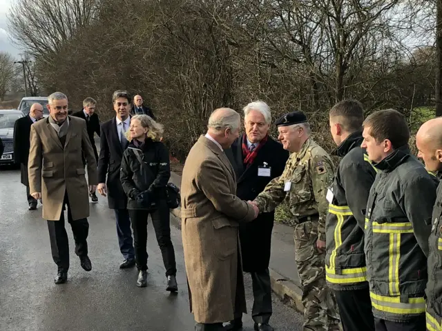 Prince Charles in Fishlake