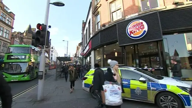 Police on Upper Parliament Street