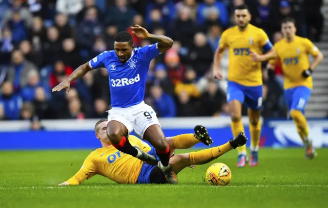 Rangers striker Jermain Defoe