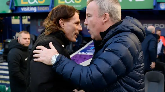 Gareth Ainsworth and Kenny Jackett