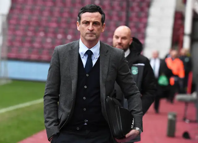 Hibs boss Jack Ross