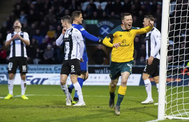 Callum McGregor fires Celtic in front in Paisley