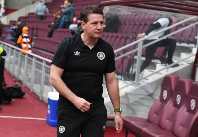 Hearts head coach Daniel Stendel