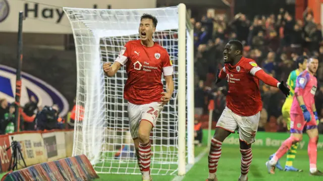 Barnsley celebrate