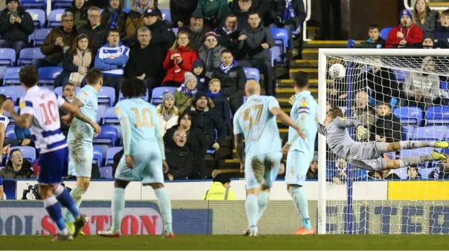 John Swift scores for Reading